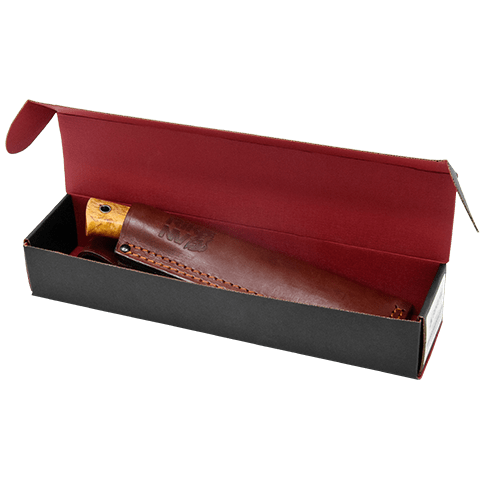 Нож Гризли в подарочной упаковке Рукоять - Карельская берёза премиум