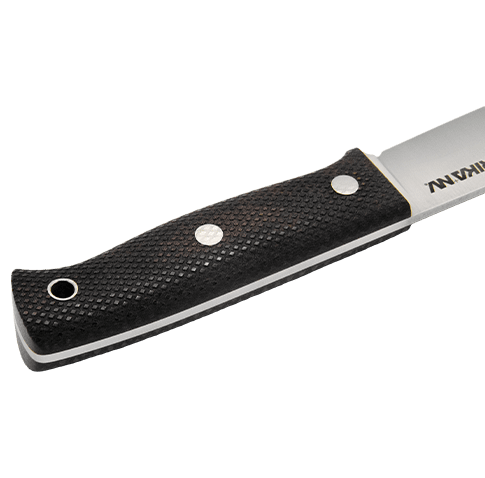 Нож Росомаха в подарочной упаковке Рукоять - Микарта койот, насечка