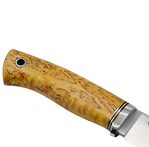 Нож Гризли в подарочной упаковке Рукоять - Карельская берёза премиум