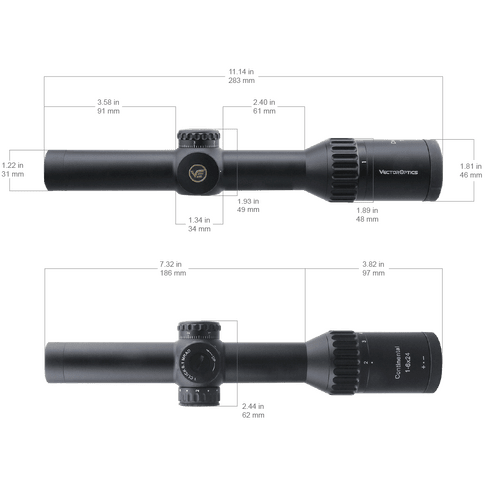 Прицел Vector Optics Continental 1-6x24 - SCOC-23T