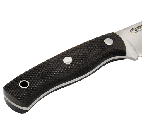 Нож Барибал в подарочной упаковке Рукоять - Микарта койот, насечка